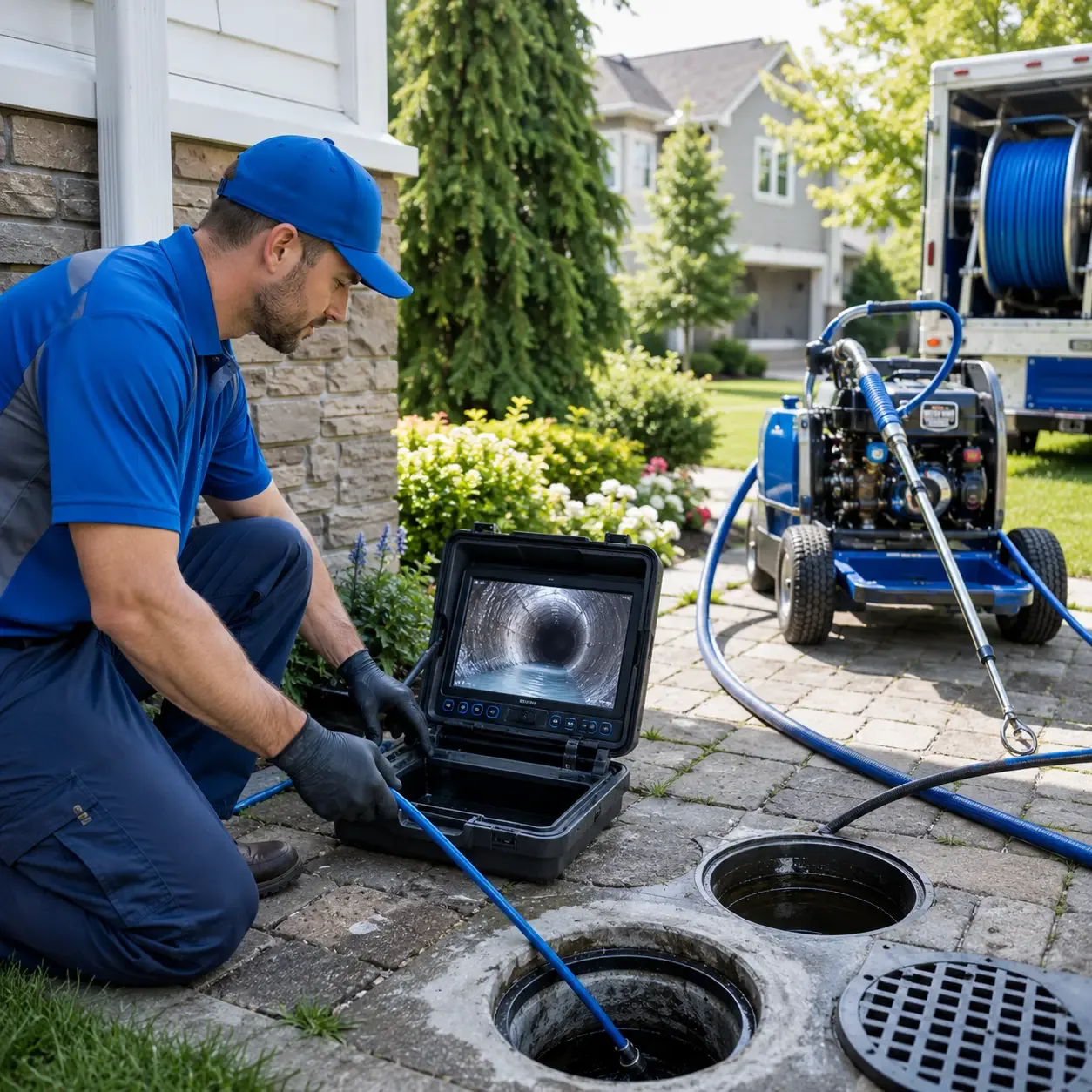 Outdoor drain cleaning professionals serving Newport, RI